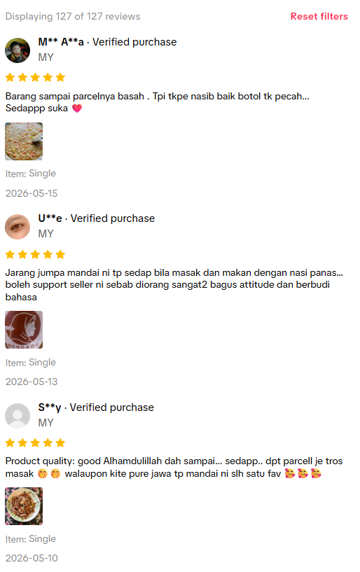 Review mandai 5 bintang โ pelanggan 5
