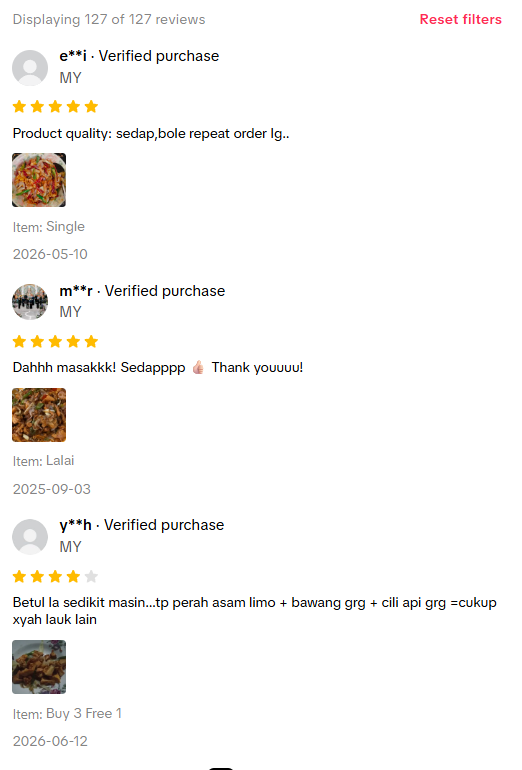 Review mandai 5 bintang โ pelanggan 8